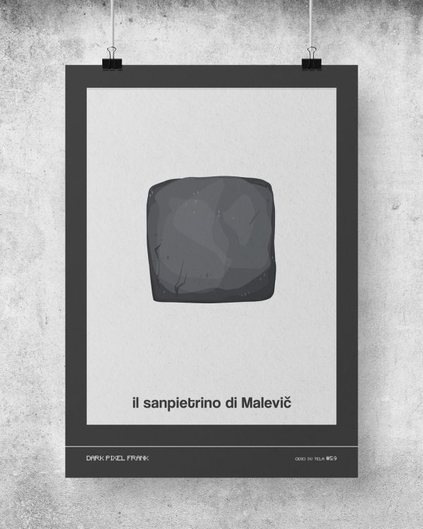 Odio su tela #59: Il sanpietrino di Malevič