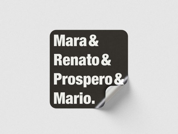 Mara, Renato, Prospero e Mario